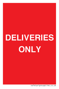 DELIVERIES ONLY